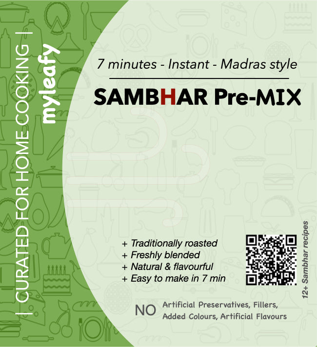 7 minutes Sambhar Pre-mix (Madras style)