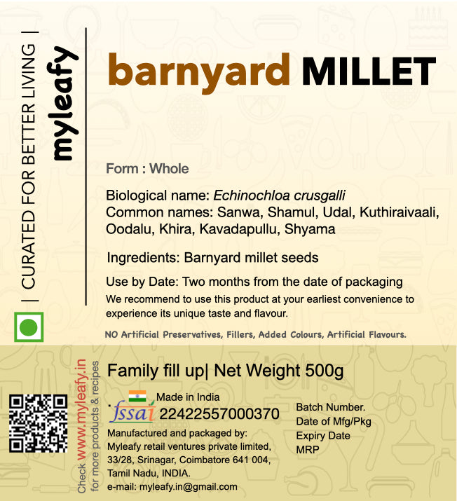 barnyard MILLET