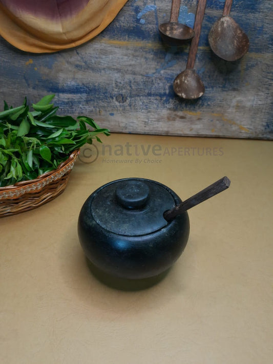 Soapstone Pickle Jar (Partially Conditioned)