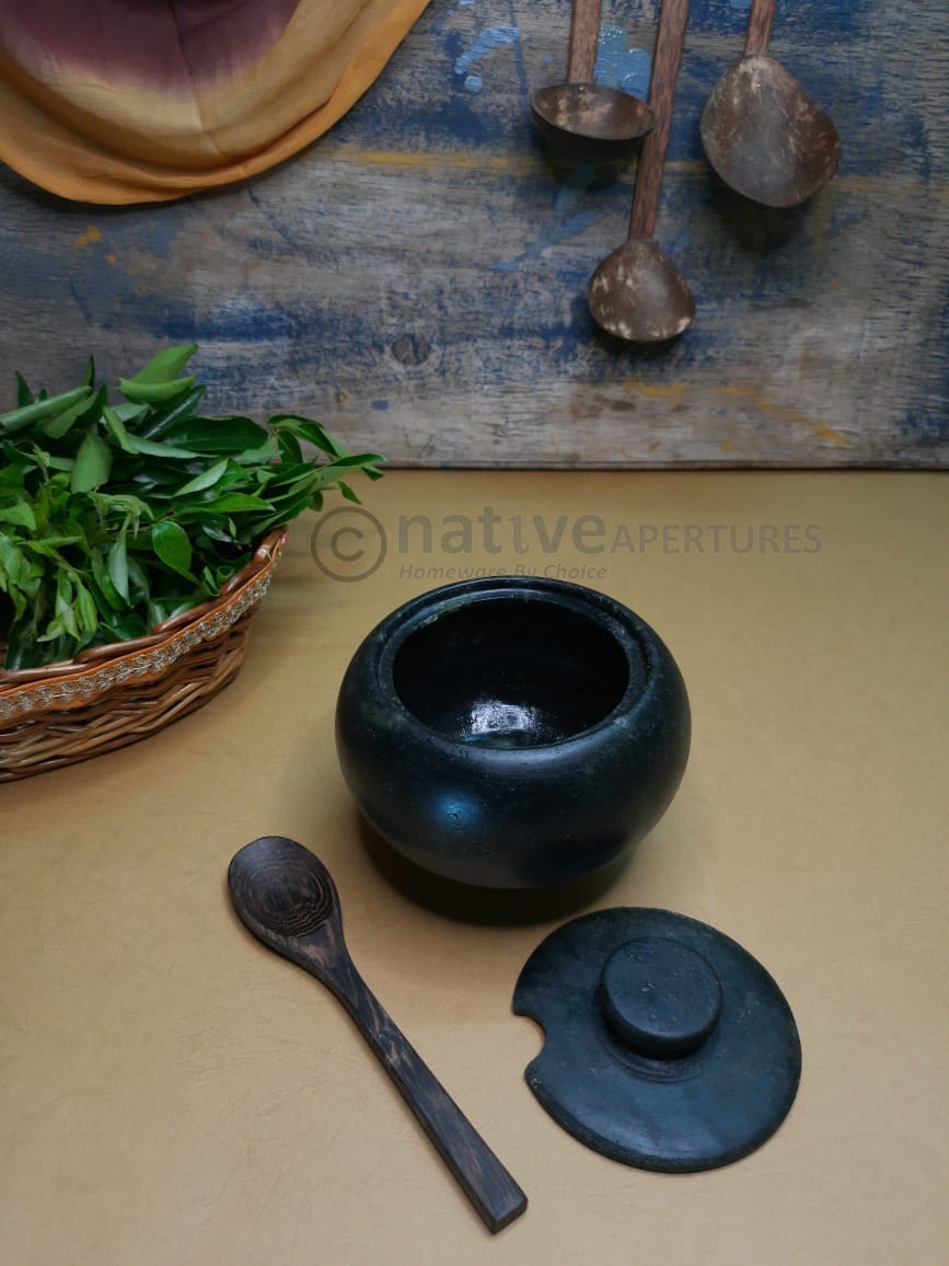 Soapstone Pickle Jar (Partially Conditioned)