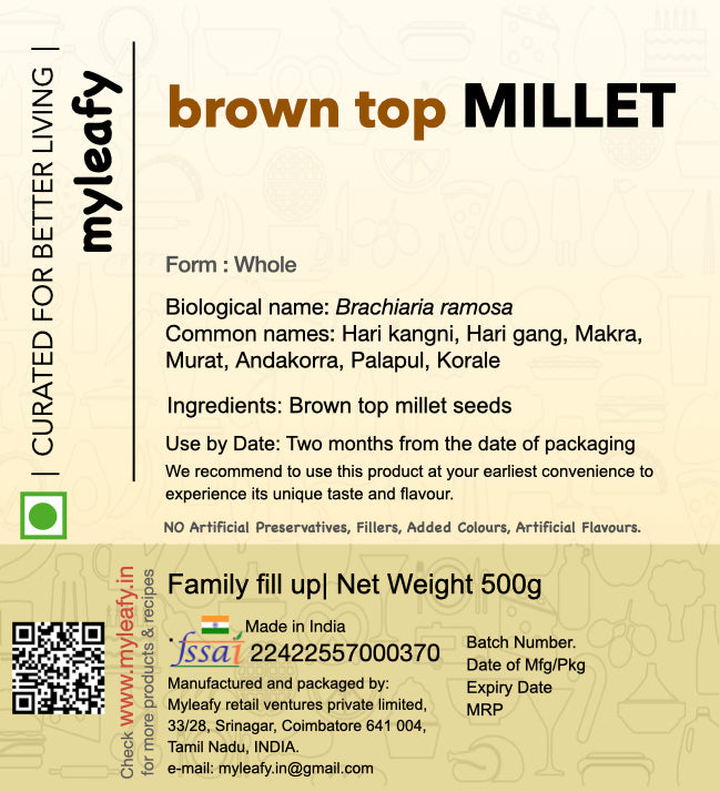 brown top MILLET