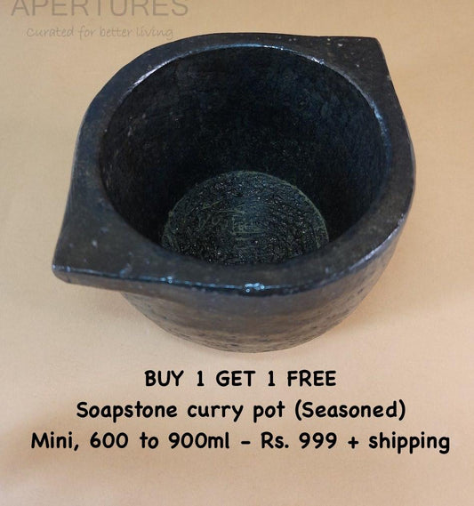 Try-Out Kalchatti / The Indians’ Soapstone Curry Bowl (Conditioned)