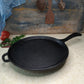 Cast Iron Flat Tawa / Griddle with Handle (conditioned)