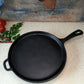 Cast Iron Flat Tawa / Griddle with Handle (conditioned)
