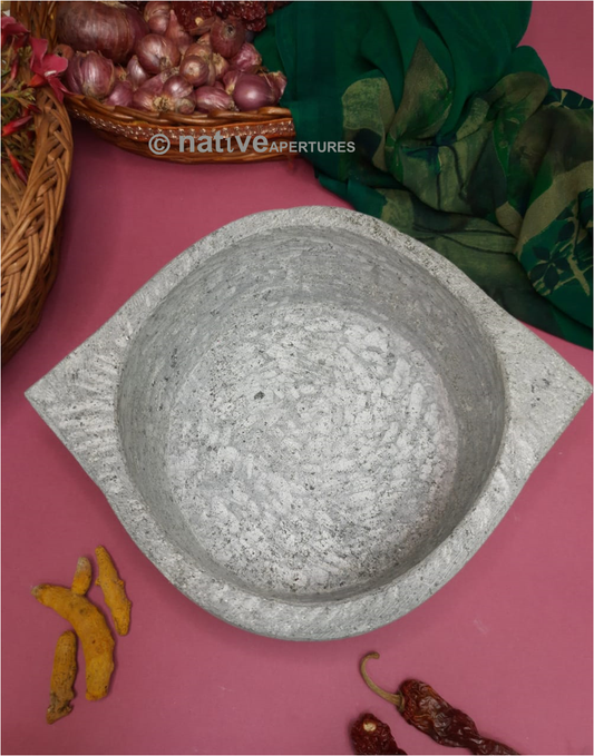 Soapstone Kalchatti / Maakal chatti / Soapstone stock pot (Unconditioned)
