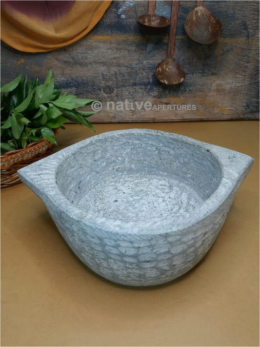Soapstone Kalchatti / Maakal chatti / Soapstone stock pot (Unconditioned)