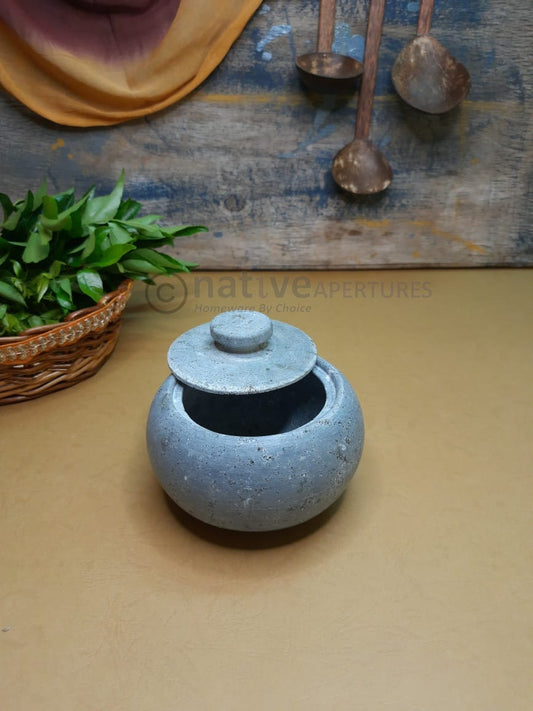 Maakkal Jadi / Soapstone Storage Jar