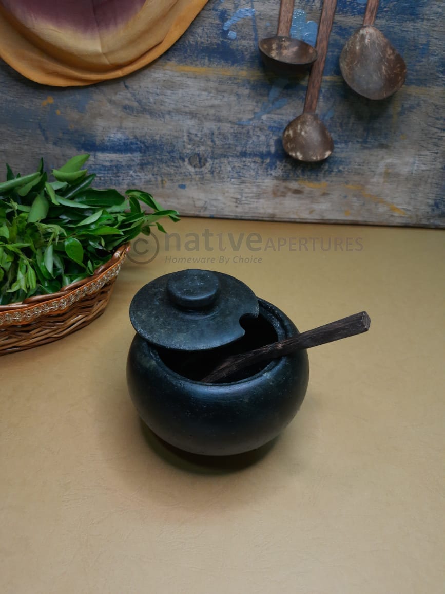 Soapstone Pickle Jar (Partially Conditioned)