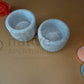 Steatite (or soapstone) round candle holder