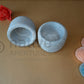 Steatite (or soapstone) round candle holder