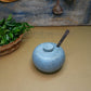 Soapstone Salt Jar / Maakal Uppu Jadi with wooden spoon