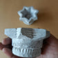 Steatite (or soapstone) hectogram candle holder